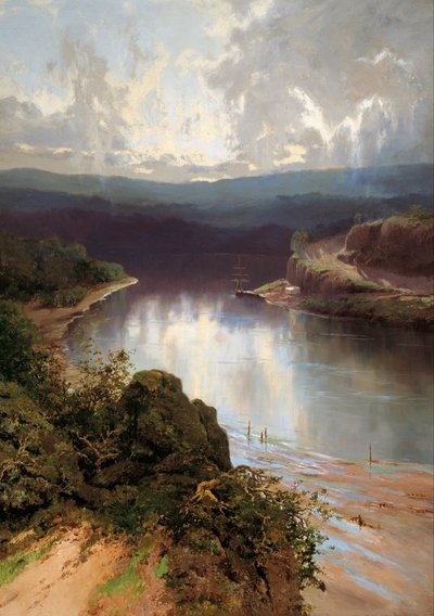 An Australian Fjord by W.C. Piguenit
